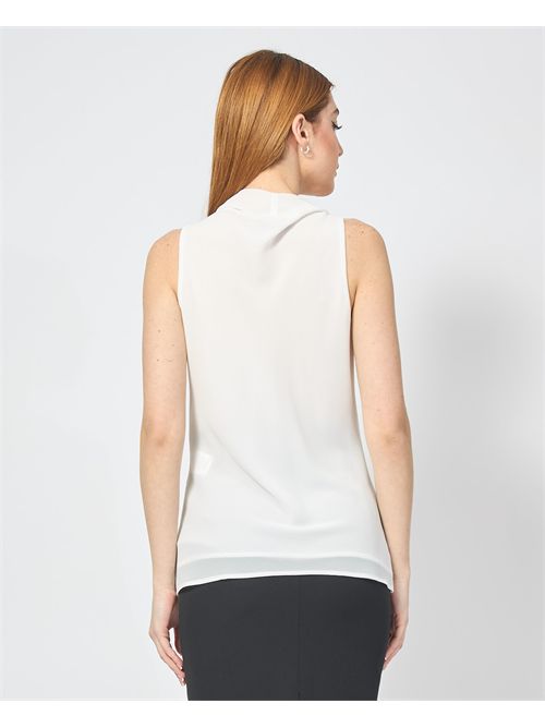 T-shirt bianca Corte dei Gonzaga senza maniche CORTE DEI GONZAGA | CE8600A2
